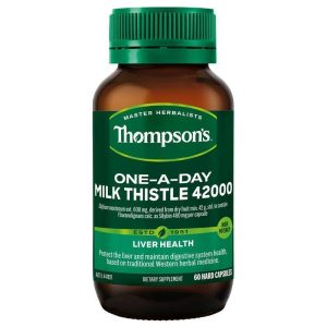 Thompson's One-A-Day Milk Thistle Chiết Xuất Cây Kế Sữa 42.000 mg 60 Viên Nang