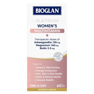 Bioglan Platinum Women's Multivitamin Vitamin Tổng Hợp Cho Phụ Nữ 60 Viên