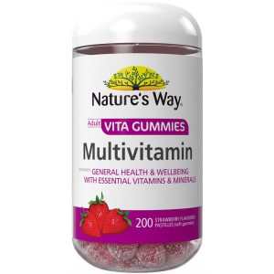 Nature's Way Adult Vita Gummies Multivitamin 200 Kẹo Dẻo Vitamin Tổng Hợp Cho Người Lớn