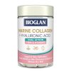 Bioglan Marine Collagen + Hyaluronic Acid hỗ trợ độ ẩm, độ săn chắc và đàn hồi da 80 Viên