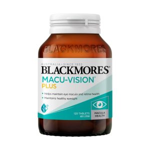 Blackmores Macu-Vision Plus Hỗ Trợ Sức Khỏe Điểm Vàng Và Võng Mạc 120 Viên