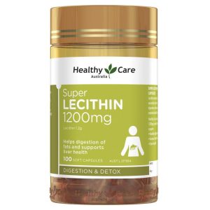 Healthy Care Super Lecithin Bổ Sung Lecithin 1200 mg 100 Viên Nang
