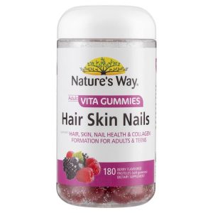 Nature's Way Adult Vita Gummies Hỗ Trợ Tóc, Da Và Móng 180 Viên Nhai