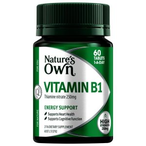 Nature's Own Vitamin B1 250 mg Hỗ trợ năng lượng 60 Viên