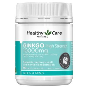 Healthy Care Ginkgo Biloba Hàm Lượng Cao 10,000 mg 90 Viên Nang