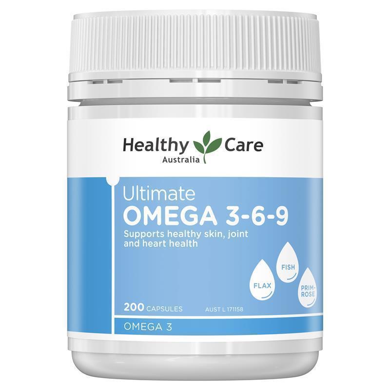 Healthy Care Ultimate Omega 3-6-9 Hỗ Trợ Da, Khớp Và Tim Mạch 200 Viên Nang