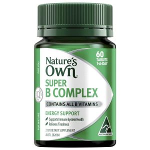 Nature's Own Super B Complex Vitamin Nhóm B Hỗ Trợ Năng Lượng 60 Viên