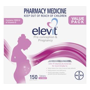 Elevit Pre-conception & Pregnancy Vitamin tổng hợp trước và trong thai kỳ 150 viên – ảnh 2