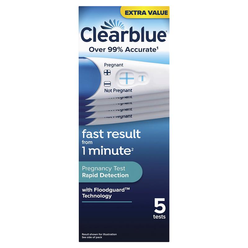 Clearblue Rapid Detection Que Thử Thai 5 Que