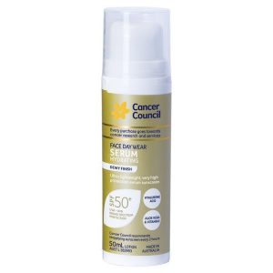 Cancer Council Face Day Wear Serum Chống Nắng SPF 50+ 50 ml