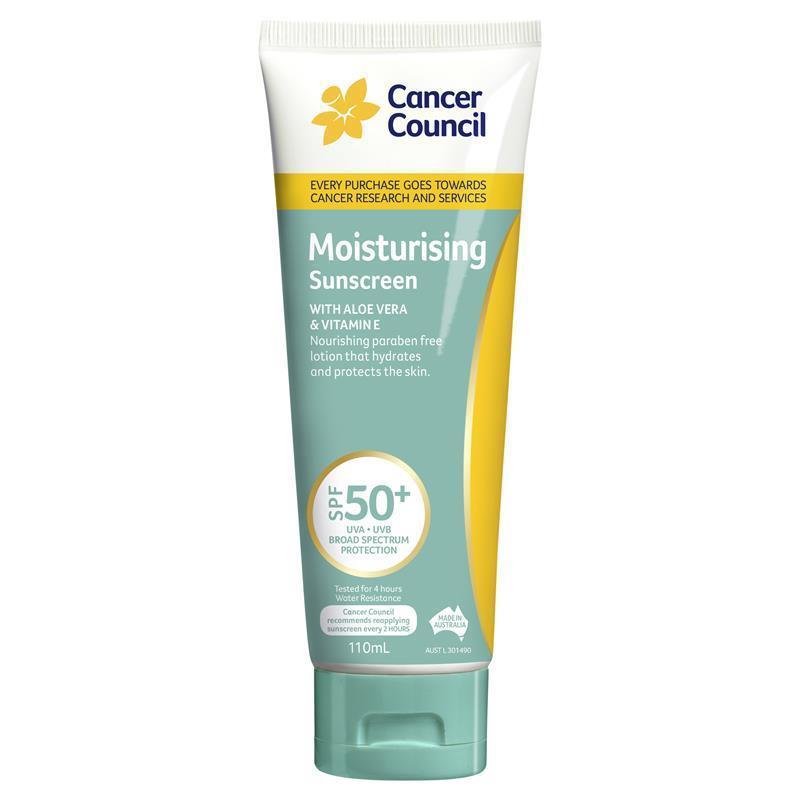 Cancer Council Moisturising Kem Chống Nắng Dưỡng Ẩm SPF 50+ 110 ml