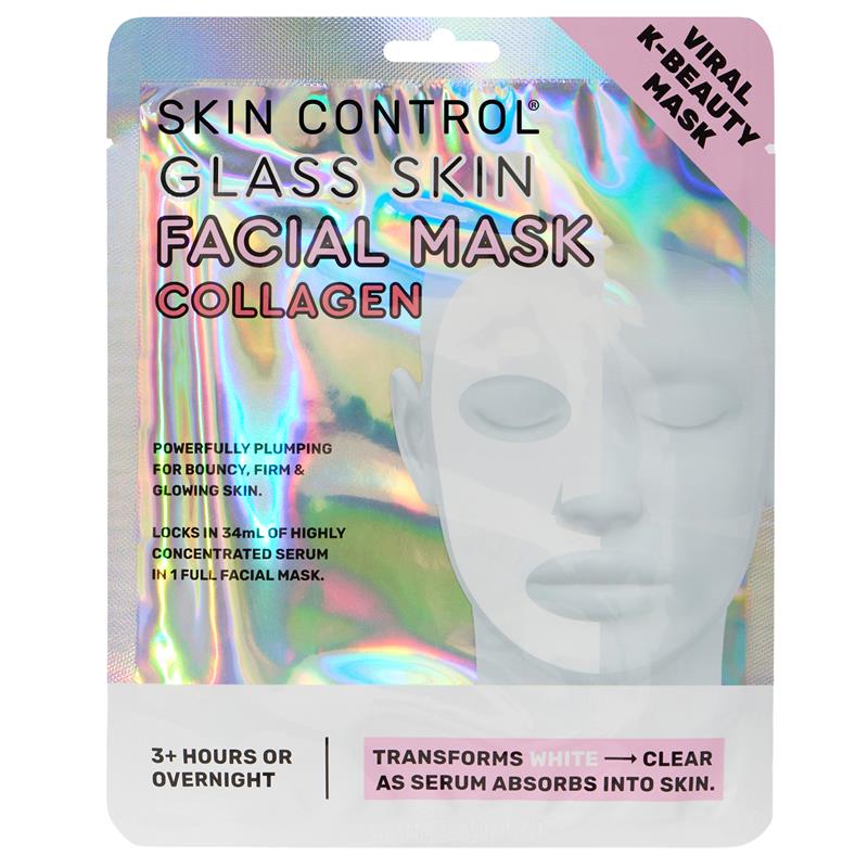 Skin Control Glass Skin Mặt Nạ Hydrogel Da Căng Bóng Collagen 1 Miếng