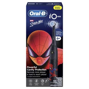 Oral-B iO 2 Kids Clean & Gentle Bàn Chải Điện Trẻ Em Spiderman Màu Đen