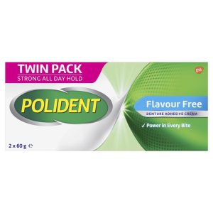 Polident Kem Dán Hàm Giả Không Hương Không Màu 2 Tuýp 60 g – ảnh 2
