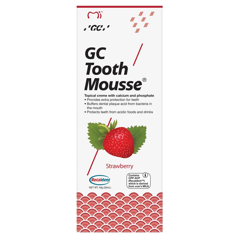 GC Tooth Mousse Kem Dưỡng Răng Vị Dâu Không Fluoride 40 g – ảnh 2