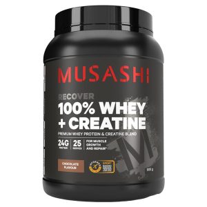 Musashi 100% Whey + Creatine Protein Whey Và Creatine Vị Sô-cô-la 900 g