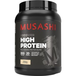 Musashi High Protein Vị Vani Bổ Sung Đạm 900 g