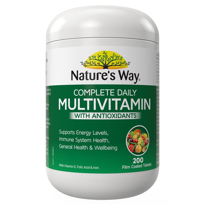 Nature's Way Complete Daily Multivitamin Vitamin Tổng Hợp Hằng Ngày 200 Viên