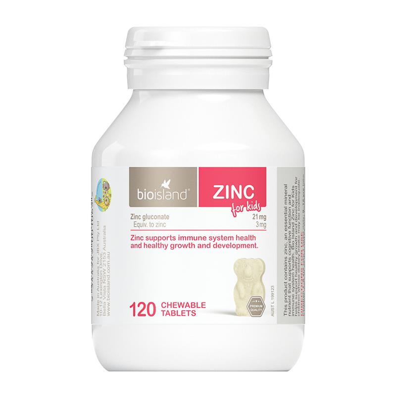 Bio Island Zinc 120 viên nhai