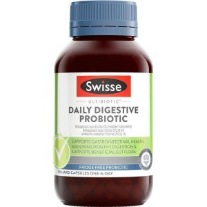 Swisse Ultibiotic Daily Digestive Probiotic Men Vi Sinh Hỗ Trợ Tiêu Hóa 90 Viên Nang