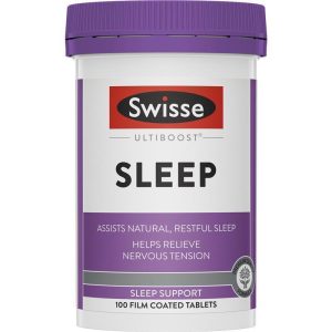 Swisse Ultiboost Sleep Hỗ Trợ Giấc Ngủ 100 Viên