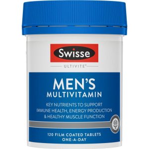 Swisse Men's Multivitamin Vitamin Tổng Hợp Cho Nam 120 Viên