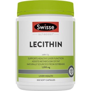 Swisse Ultiboost Lecithin 1.200 mg Hỗ Trợ Chức Năng Gan 300 Viên Nang