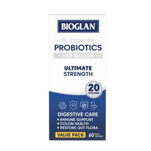 Bioglan Platinum Probiotics 100 Tỷ CFU 20 Chủng Men Vi Sinh 60 Viên Nang – ảnh 2