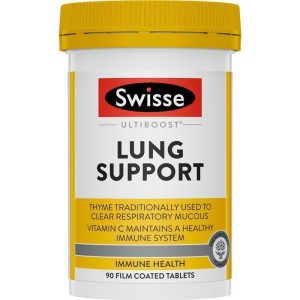 Swisse Ultiboost Lung Support Hỗ Trợ Phổi Và Miễn Dịch 90 Viên