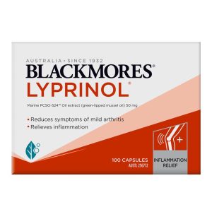 Blackmores Lyprinol Dầu Chiết Xuất Vẹm Xanh Hỗ Trợ Khớp 100 Viên Nang Mềm