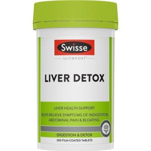 Swisse Ultiboost Liver Detox Hỗ Trợ Sức Khỏe Gan và Tiêu Hóa 200 Viên