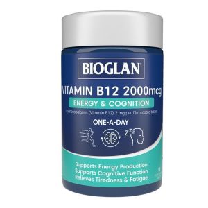 Bioglan Vitamin B12 2000 mcg Hỗ Trợ Năng Lượng Và Nhận Thức 90 Viên