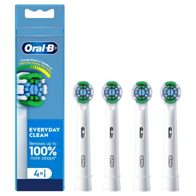 Oral-B Everyday Clean Đầu Bàn Chải Thay Thế Cho Bàn Chải Điện 4 Cái