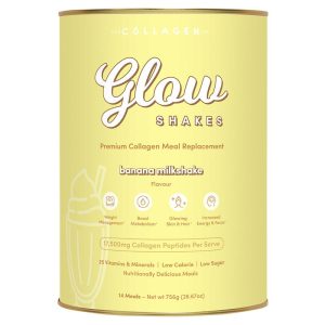 The Collagen Co Glow Shakes Vị Chuối Bổ Sung Collagen Và Protein 756 g
