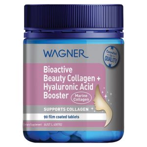 Wagner Bioactive Beauty Collagen + Hyaluronic Acid Bổ Sung Collagen Và Hyaluronate 90 Viên
