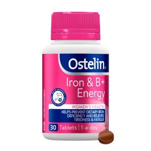 Ostelin Iron & B+ Energy Bổ Sung Sắt Và Vitamin B Hỗ Trợ Năng Lượng 30 Viên – ảnh 2