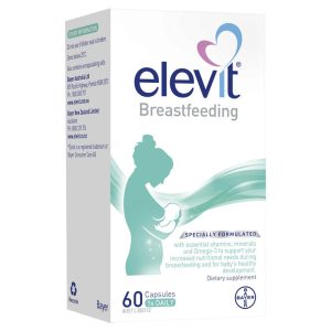 Elevit Breastfeeding Vitamin Tổng Hợp Cho Phụ Nữ Cho Con Bú 60 Viên Nang