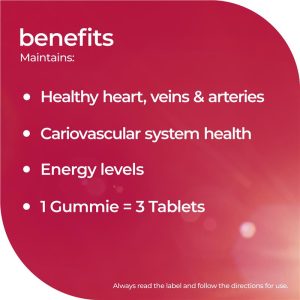 Nature's Way High Strength Adult Vita Gummies Hỗ Trợ Tim Mạch 30 Viên Nhai – ảnh 2