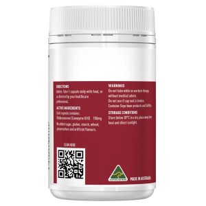 Healthy Care CoEnzyme Q10 150 mg Hỗ Trợ Sức Khỏe Tim Mạch 100 Viên Nang – ảnh 2