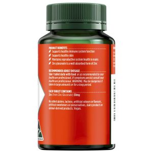 Nature's Own High Strength Zinc 30 mg Hỗ Trợ Miễn Dịch Và Da 120 Viên – ảnh 2