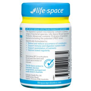 Life-Space Broad Spectrum Probiotic Advanced Men Vi Sinh 15 Chủng 90 Viên Nang – ảnh 2