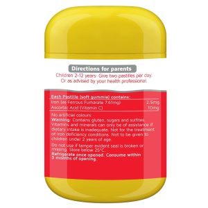 Nature's Way Kids Smart Vita Gummies Bổ Sung Sắt và Vitamin C 60 Viên Nhai – ảnh 2