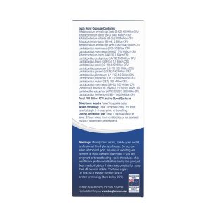 Bioglan Platinum Probiotics 100 Tỷ CFU 20 Chủng Men Vi Sinh 60 Viên Nang – ảnh 3