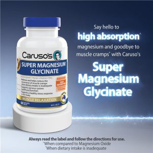 Caruso's Super Magnesium Glycinate Bổ Sung Magiê 160 mg 60 Viên – ảnh 2