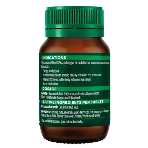 Thompson's Ultra B12 Vitamin B12 1.000 mcg Dạng Ngậm Dưới Lưỡi 100 Viên – ảnh 2
