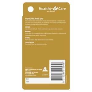 Healthy Care Propolis Fresh Breath Xịt Thơm Miệng Keo Ong Bạc Hà 25 ml – ảnh 2