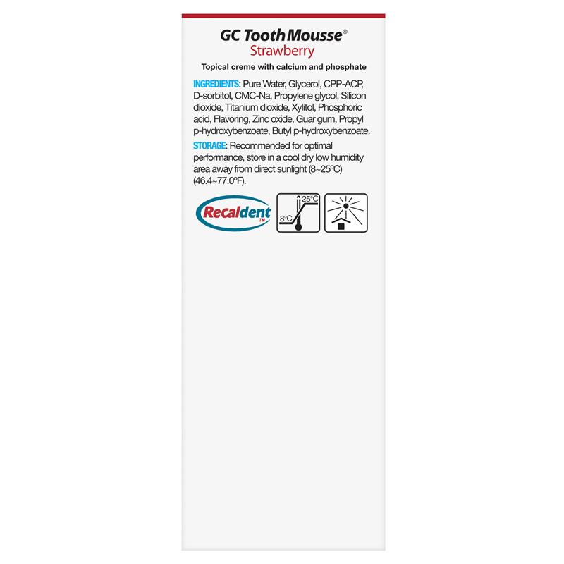 GC Tooth Mousse Kem Dưỡng Răng Vị Dâu Không Fluoride 40 g – ảnh 3