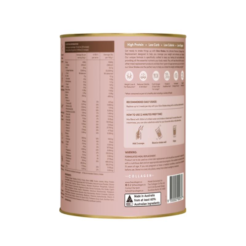 The Collagen Co Glow Shakes Bột Protein Và Collagen Vị Chocolate 756 g – ảnh 2
