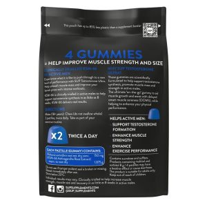 SUP Testosterone Ultra Kẹo Dẻo Hỗ Trợ Tổng Hợp Testosterone 40 Viên – ảnh 2