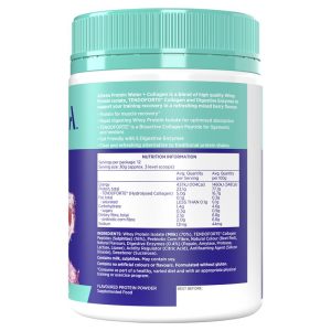 Athena Protein Water + Collagen Bột Protein Và Collagen Vị Quả Mọng 360 g – ảnh 2